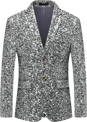 Men's Slim Fit Casual Blazer Jacket Men's Suit Sport Coat Regular Fit Lightweight Blazer Jacket Stylish Suit Jackets