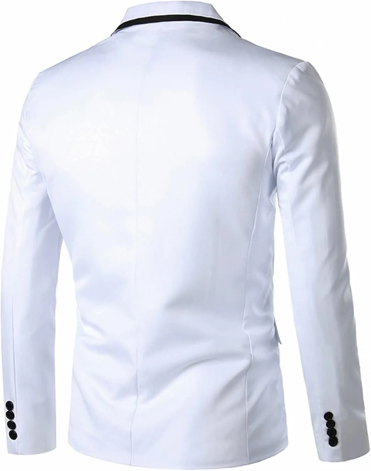 Men's Sport Coat Classic One Button Stretch Blazer Suit Jacket Slim Fit Lightweight Jacket Tailored Blazer Sport Coat