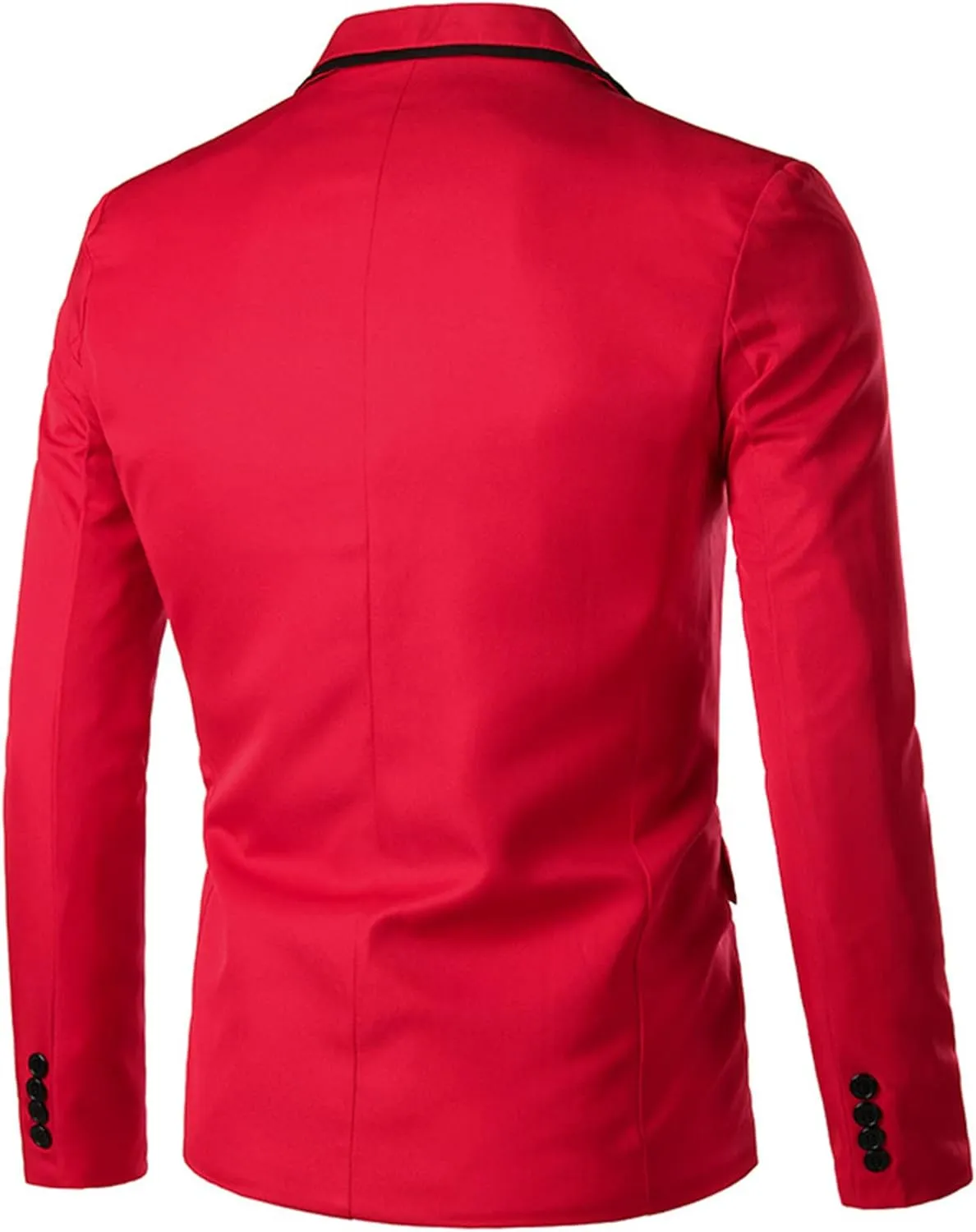 Men's Sport Coat Classic One Button Stretch Blazer Suit Jacket Slim Fit Lightweight Jacket Tailored Blazer Sport Coat
