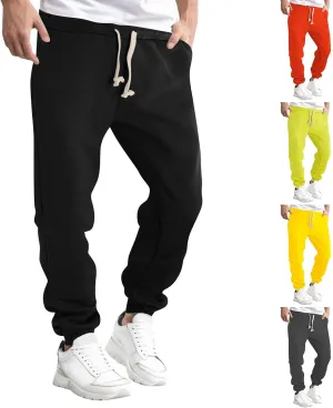 Mens Sweatpants Joggers Pants Man Men Vintage Sweatpants for Men Loose Fit Joggers Trousers Athletic Pants Loose Fit