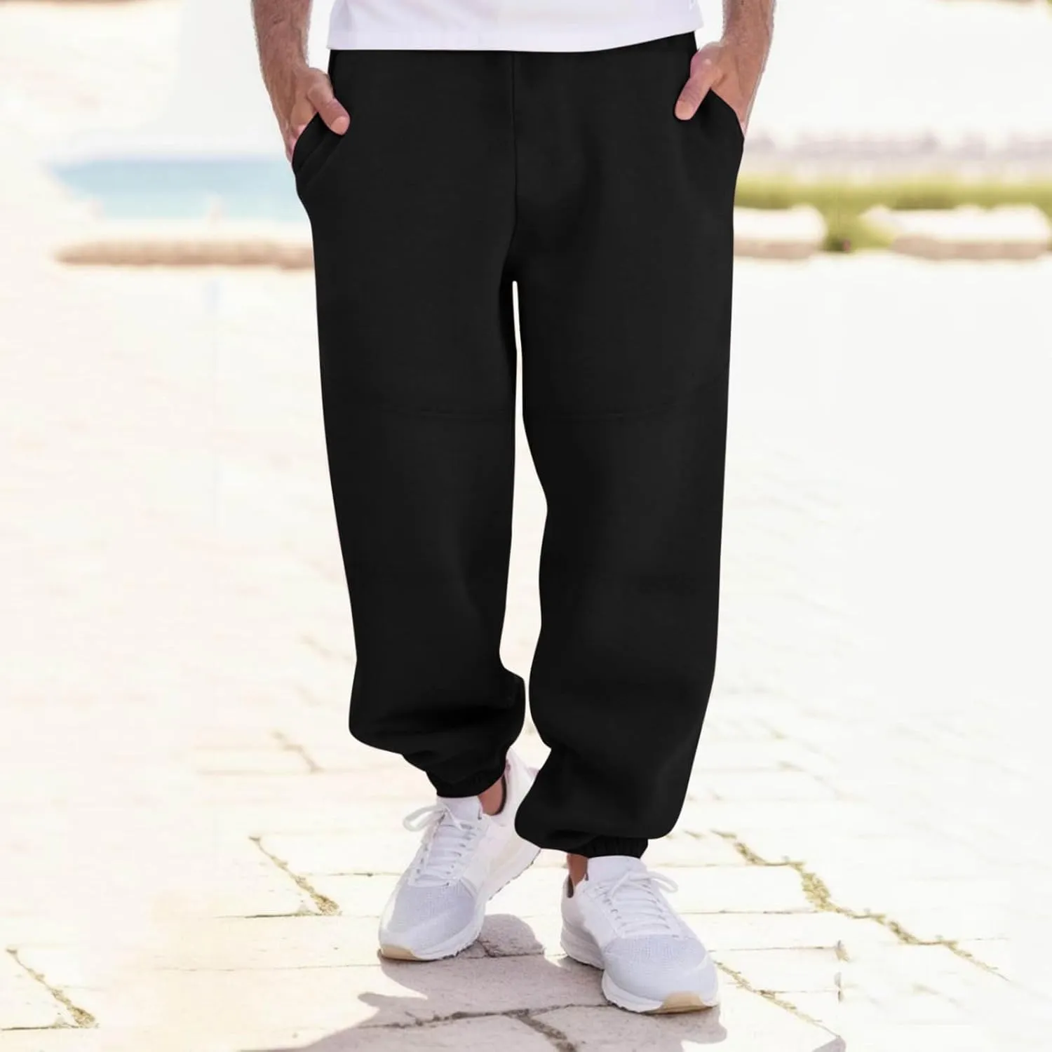 Mens Sweatpants Joggers Pants Man Men Vintage Sweatpants for Men Loose Fit Joggers Trousers Athletic Pants Loose Fit