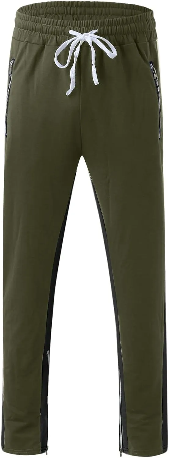 Mens Sweatpants with Pockets Big and Tall Cargo Pants for Men Men's Military Cargo Tactical Pants Lightweight Cotton