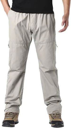 Mens Sweatpants with Pockets Big and Tall Cargo Pocket Fleece Jogger Pants Men's Heavyweight Fleece Cargo Pants Cargo
