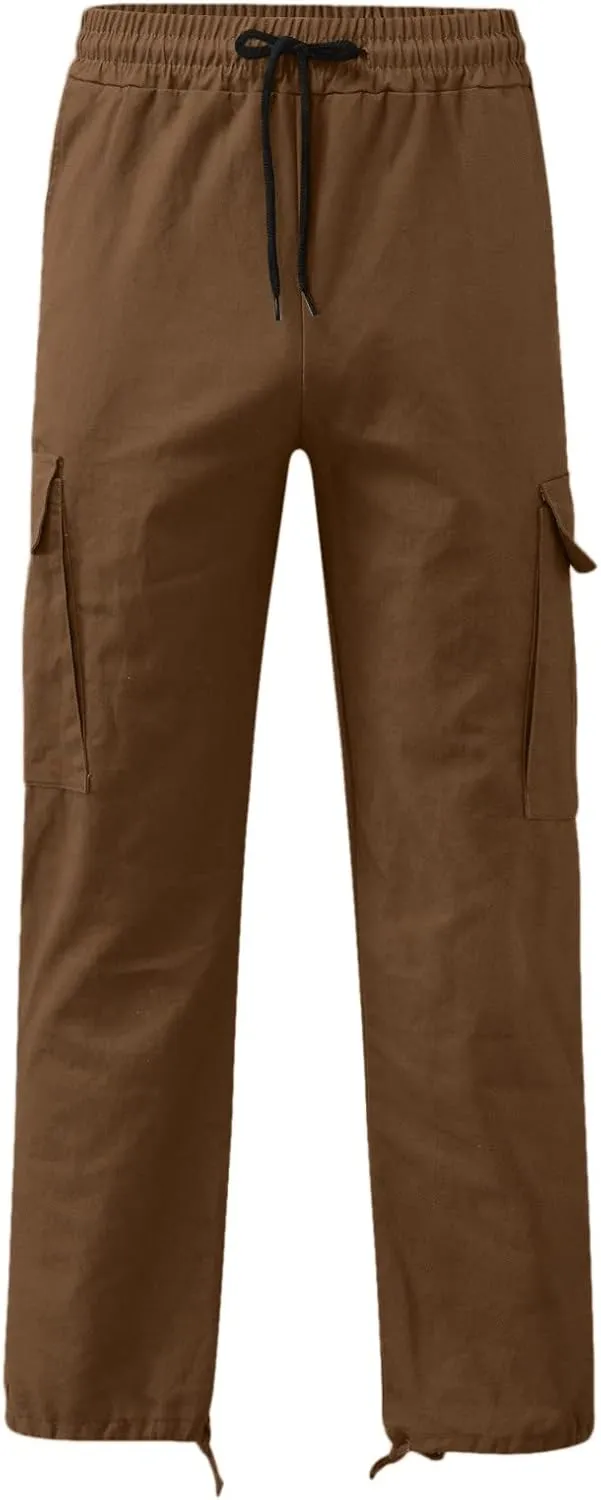Mens Sweatpants with Pockets Big and Tall Pants Cargo Pants for Men Stretch Men's Regular Fleece Pants Winter Casual