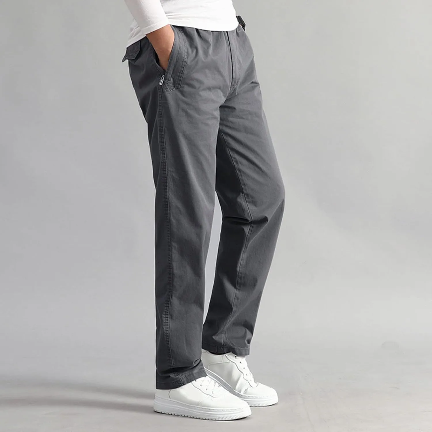Mens Sweatpants with Pockets Big and Tall Pants Lightweight Hiking Workout Jogger Mens Streetwear Reflective Tactical