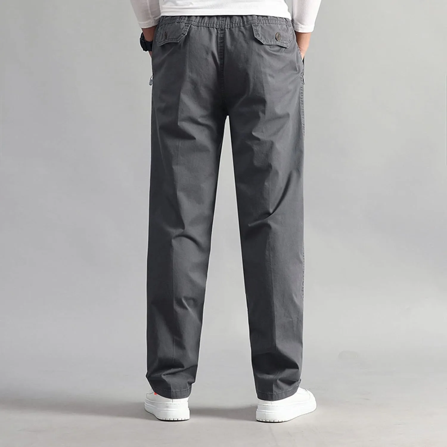 Mens Sweatpants with Pockets Big and Tall Pants Lightweight Hiking Workout Jogger Mens Streetwear Reflective Tactical