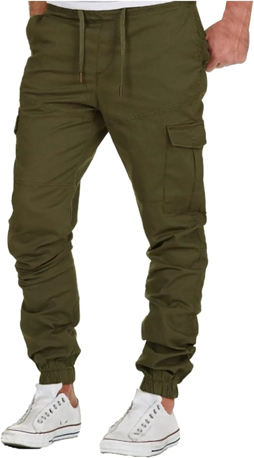 Mens Sweatpants with Pockets Big and Tall Sports Sweatpants Slim Fit Fashion Men's Pants Sweat Pants for Men Regular