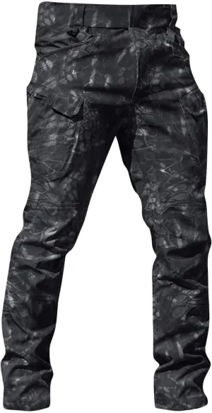 Men's Tactical Cargo Pants Water Lightweight Hiking Pants Outdoor Work Pants with Multi Pockets Men's Pants