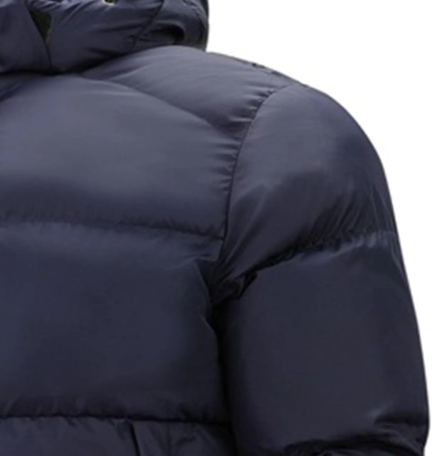Men's Thicken Puffer Hooded Jacket Warm Zipper Down Quilted Jackets Insulated Water-Resistant Winter Coat