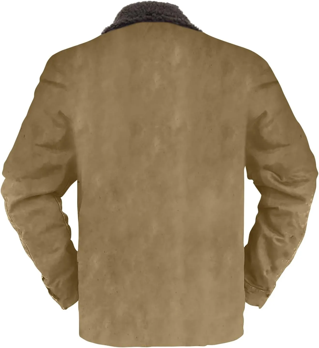 Mens Winter Jacket Big and Tall Fleece Coat Full Zip Bomber Jacket Windbreaker Heavyweight Windproof Sport Coat