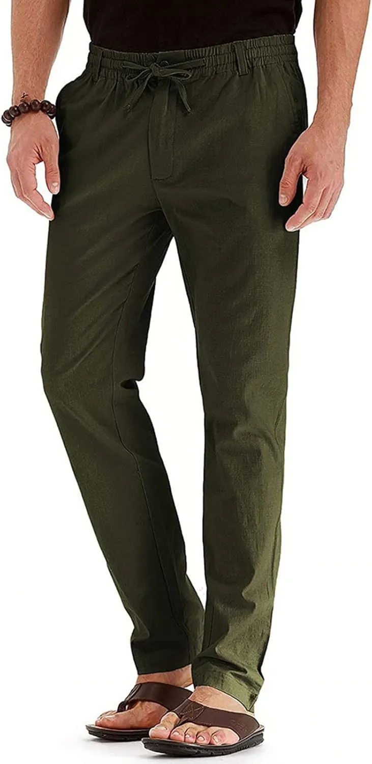 Mens Workout Cargo Sweatpants Comfy Lounge Pants for Men's Sweatpant Cargo Pants for Men Slim Fit Big and Tall Mens
