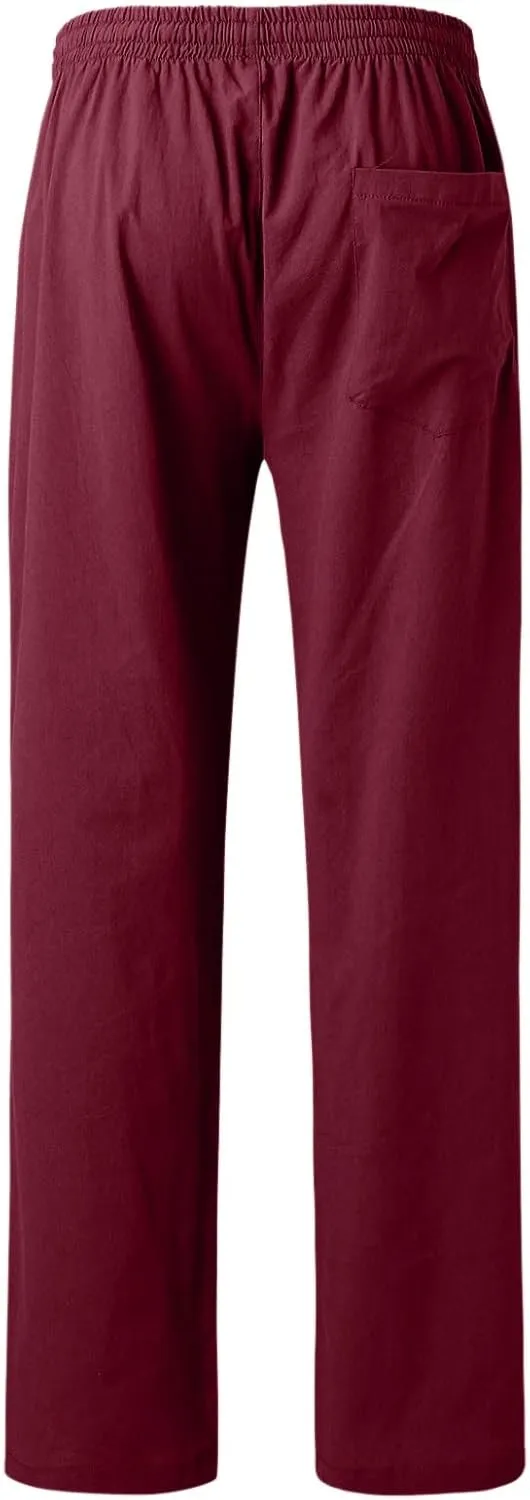 Mens Workout Cargo Sweatpants Pants Cargo Pants for Men Stretch Men's Regular Fleece Pants Winter Big and Tall Casual