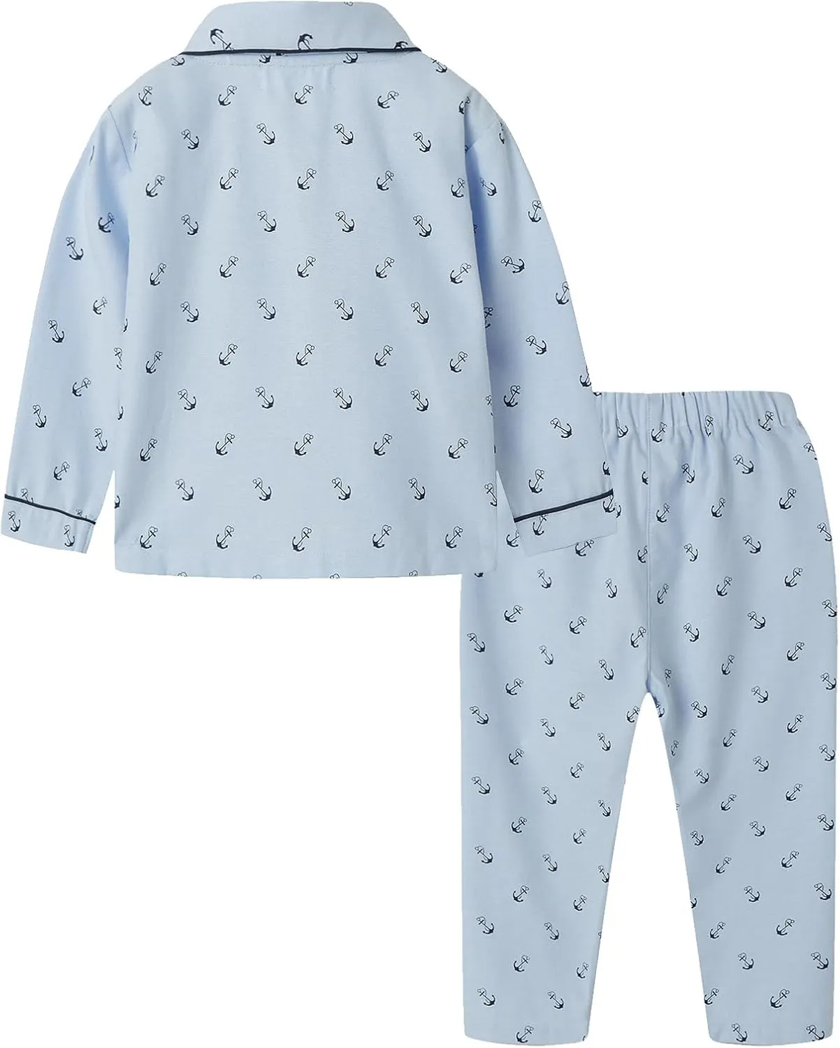 Mud Kingdom Boutique Girls Boys Pajamas Set Collared Long Sleeve Sleepwear