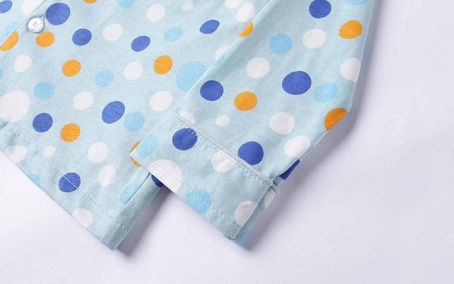Mud Kingdom Little Boys Girls Pajamas Set Cute Funny Cartoon Button Down