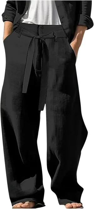 Outdoor Casual Pants Men Plus Size Lightweight Pants Elastic Waist Sport Pants Baggy Comfy Pants Fall Daily Pants