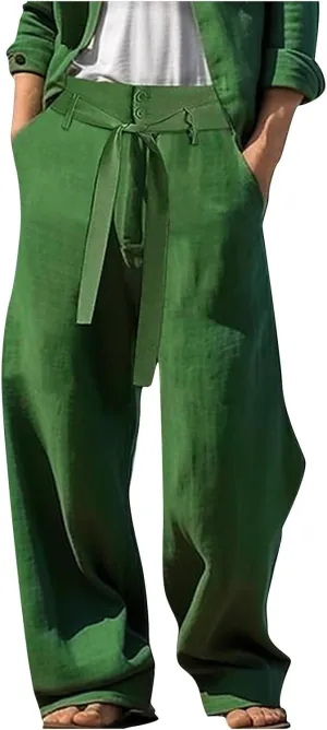 Outdoor Casual Pants Men Plus Size Lightweight Pants Elastic Waist Sport Pants Baggy Comfy Pants Fall Daily Pants
