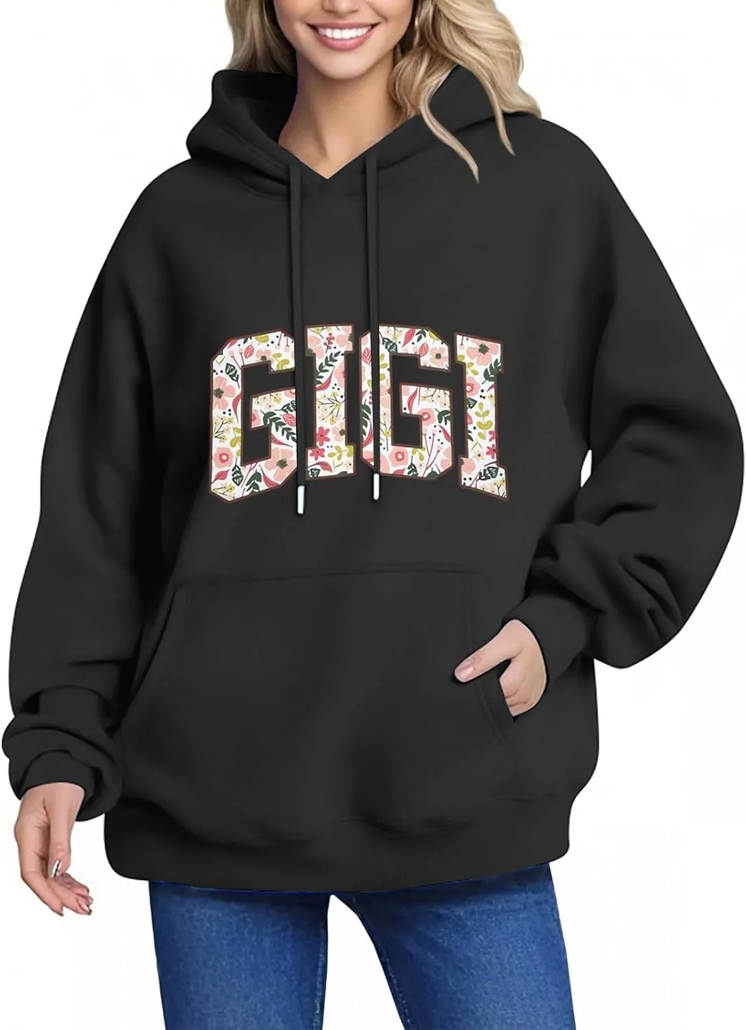Oversized Hoodies for Women Y2K Cute Graphic Hoodies Long Sleeve Plus Size Loose Sweatshirts with Pocket