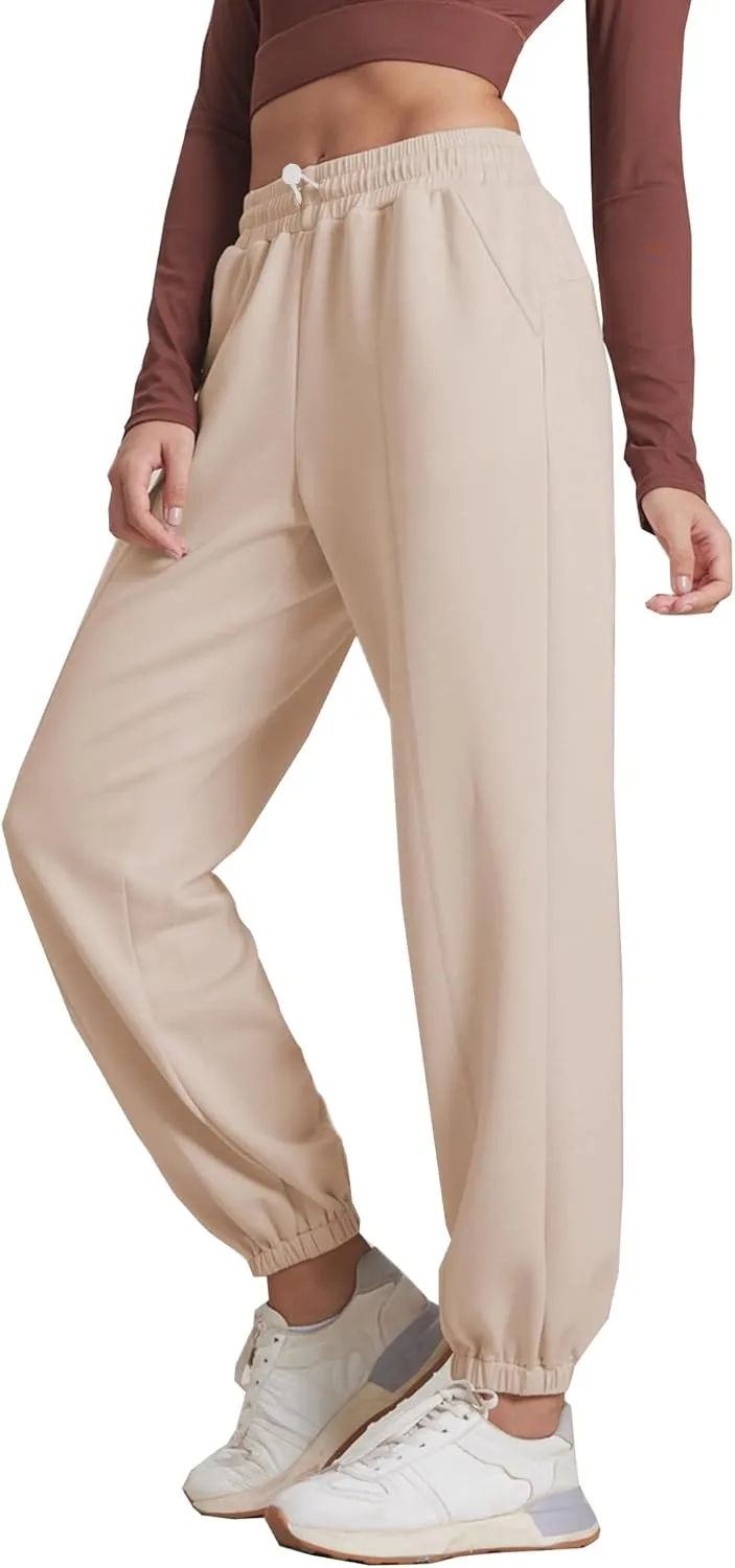 PINSPARK Womens Sweatpants Casual Athletic Workout Pants Stretch Soft Lounge Pants with Pockets