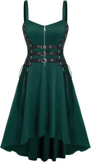 ROSE GAL Womens Plus Size Dresses Sleeveless Wrap Gothic Vintage 50S Spaghtti Strap Party Maxi Dress