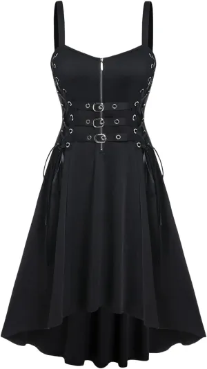ROSE GAL Womens Plus Size Dresses Sleeveless Wrap Gothic Vintage 50S Spaghtti Strap Party Maxi Dress