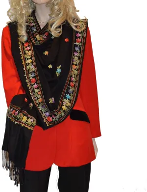 Scarf/Scarves/Shawl/Shawls/Embroidery Shawl from Cashmere Pashmina Group (18)