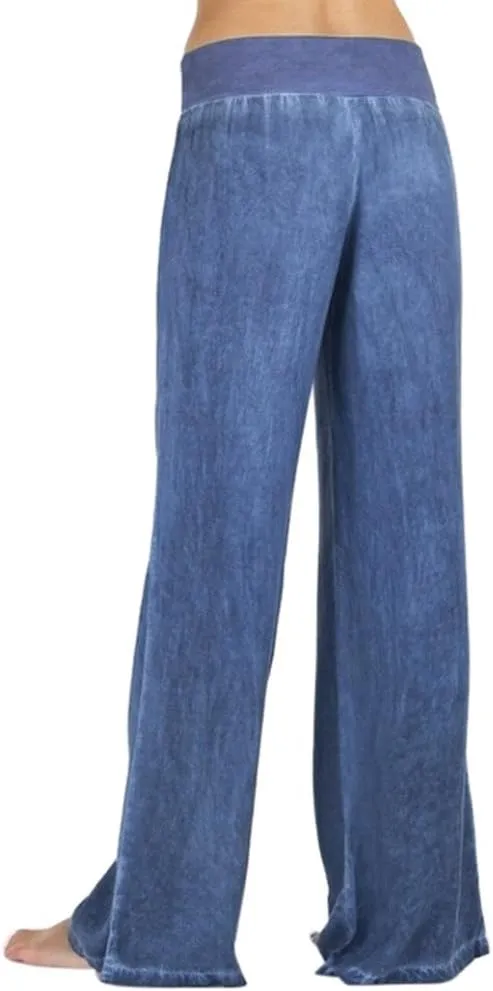 SMIDOW Women Wide-Leg Pants Ease into Comfort Jeans Pants Palazzo Denim Pants Baggy Cargo Pants Jeans Chino Pants