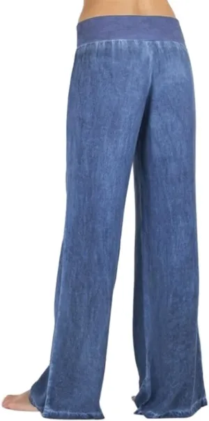 SMIDOW Women Wide-Leg Pants Ease into Comfort Jeans Pants Palazzo Denim Pants Baggy Cargo Pants Jeans Chino Pants
