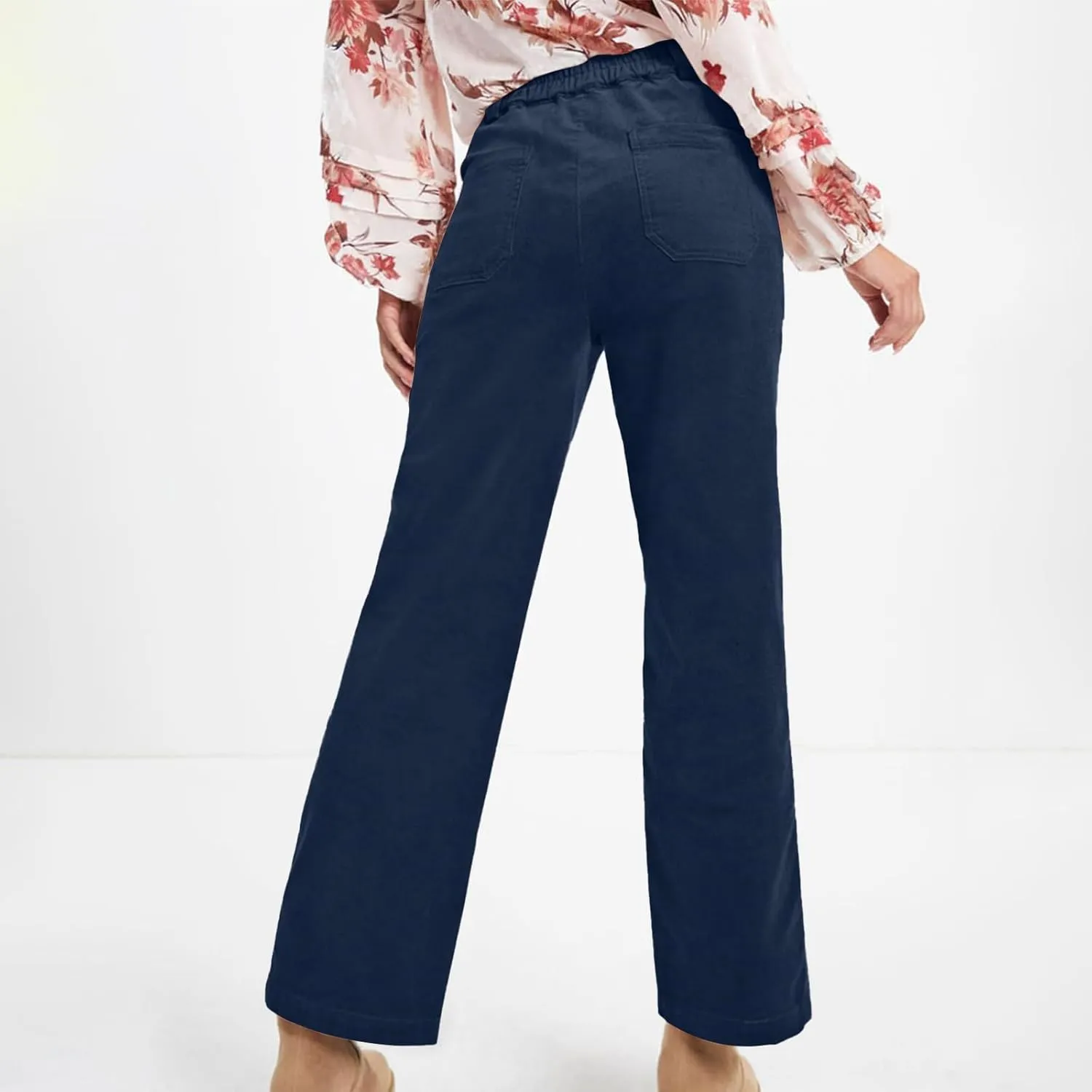 Straight Leg Pants Women Casual Athletic Pants Stretch Work Trousers Comfort Hiking Pants Classic Daily Pants