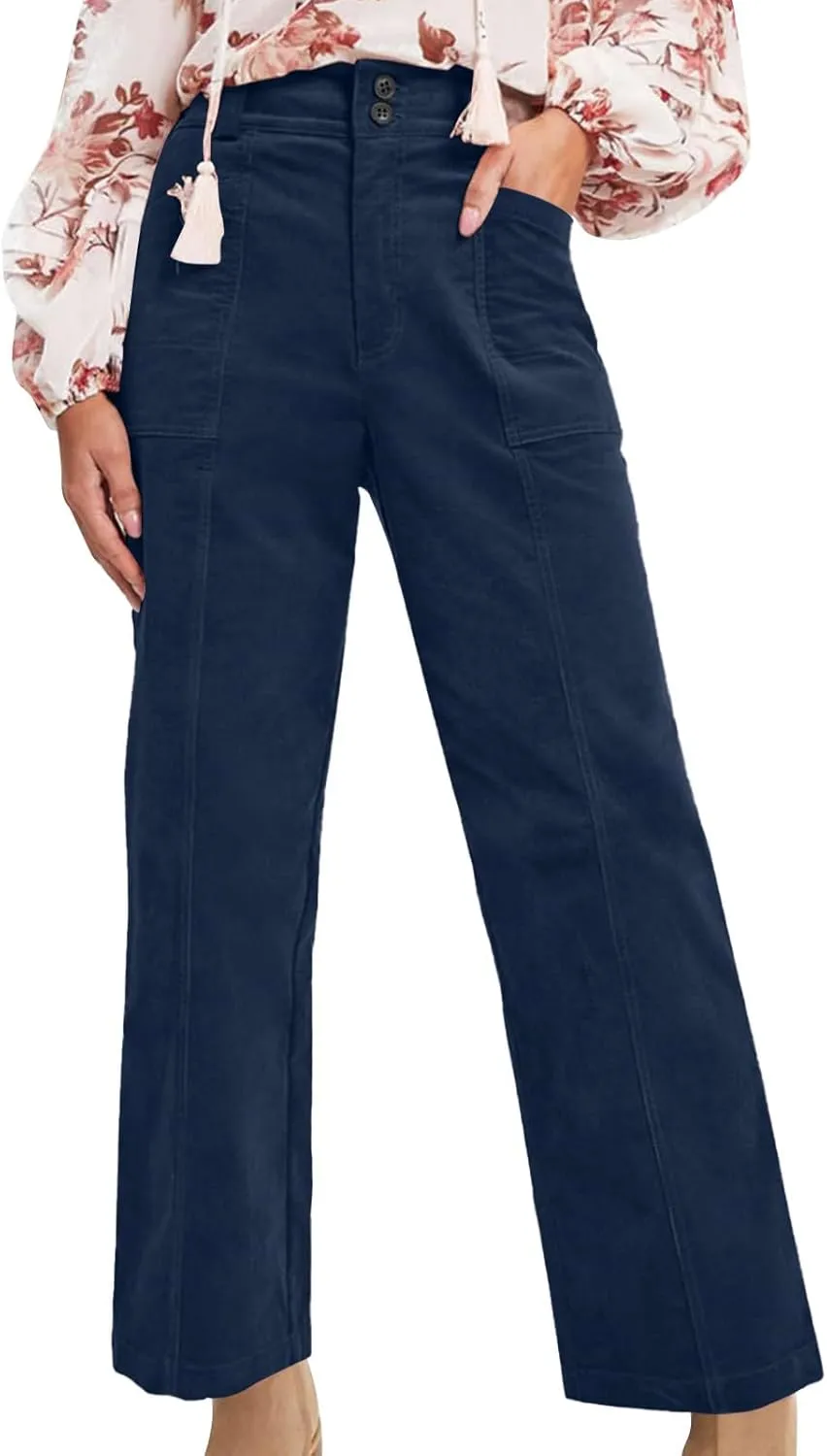 Straight Leg Pants Women Casual Athletic Pants Stretch Work Trousers Comfort Hiking Pants Classic Daily Pants
