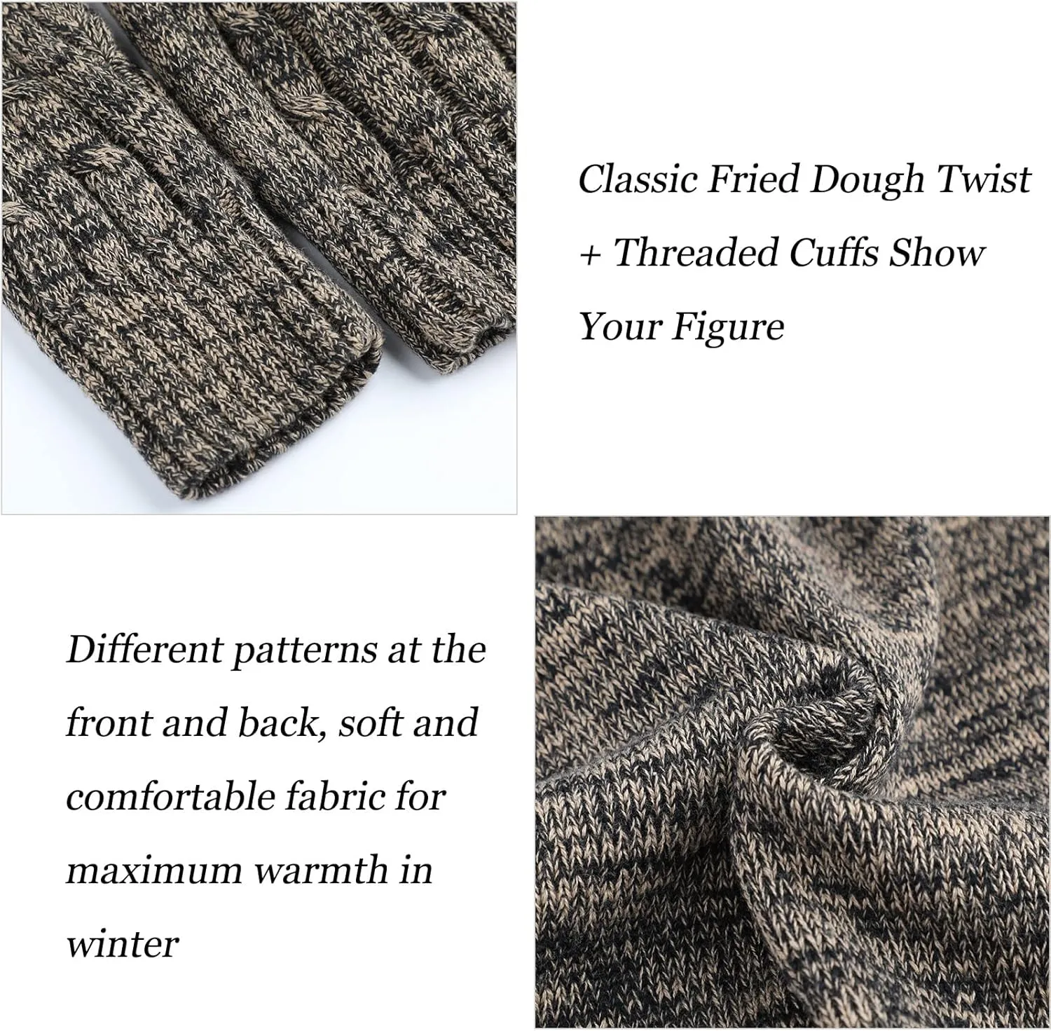 Suwangi Men's Cardigan Sweater Cable Knitted Shawl Collar Cardigans for Men V Neck Long-Sleeve Button-Down Slim Fit Sweater