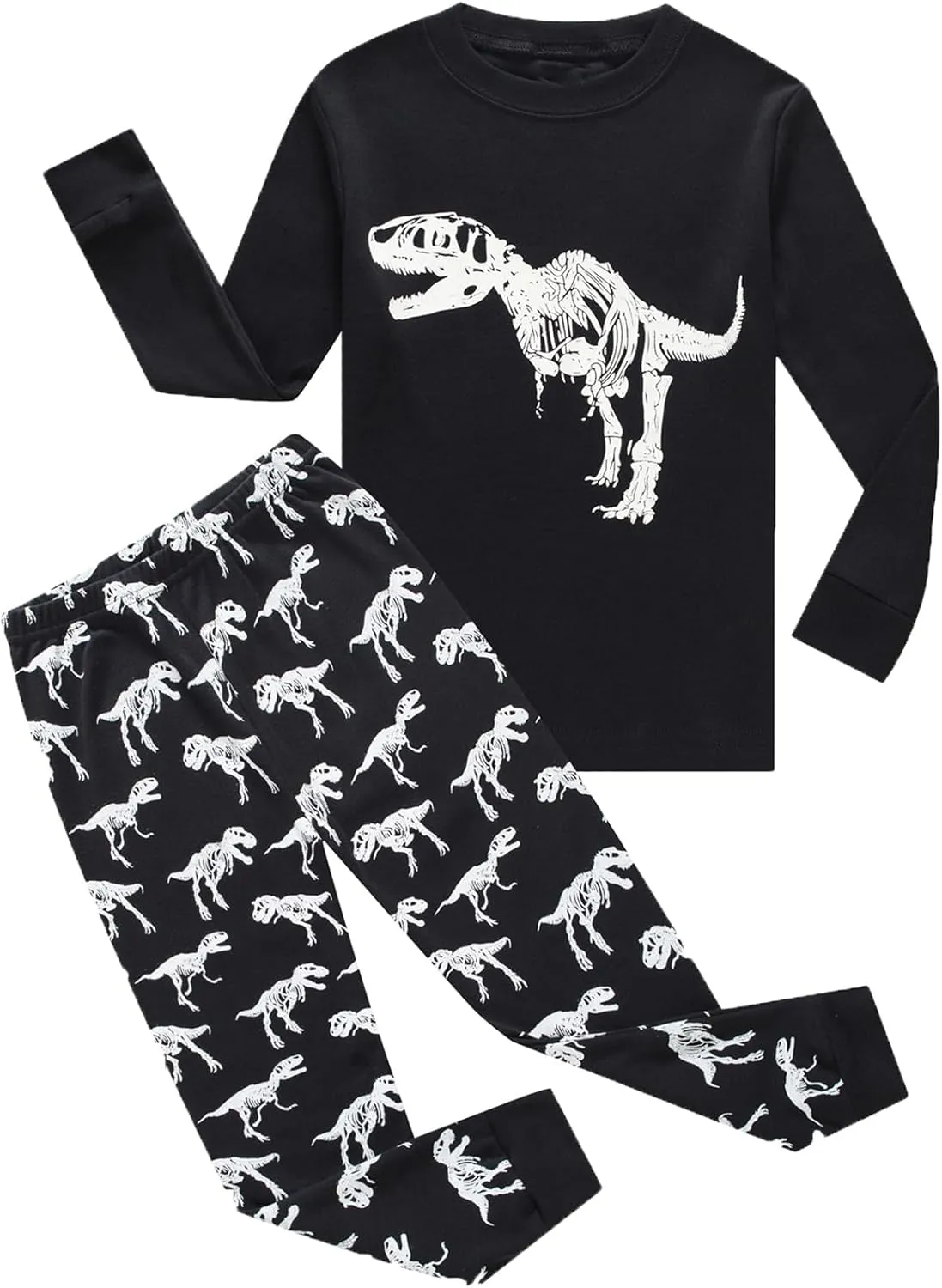 Toddler Boys Pajamas Sets Cotton Long Sleeve Sleepwear for Boys