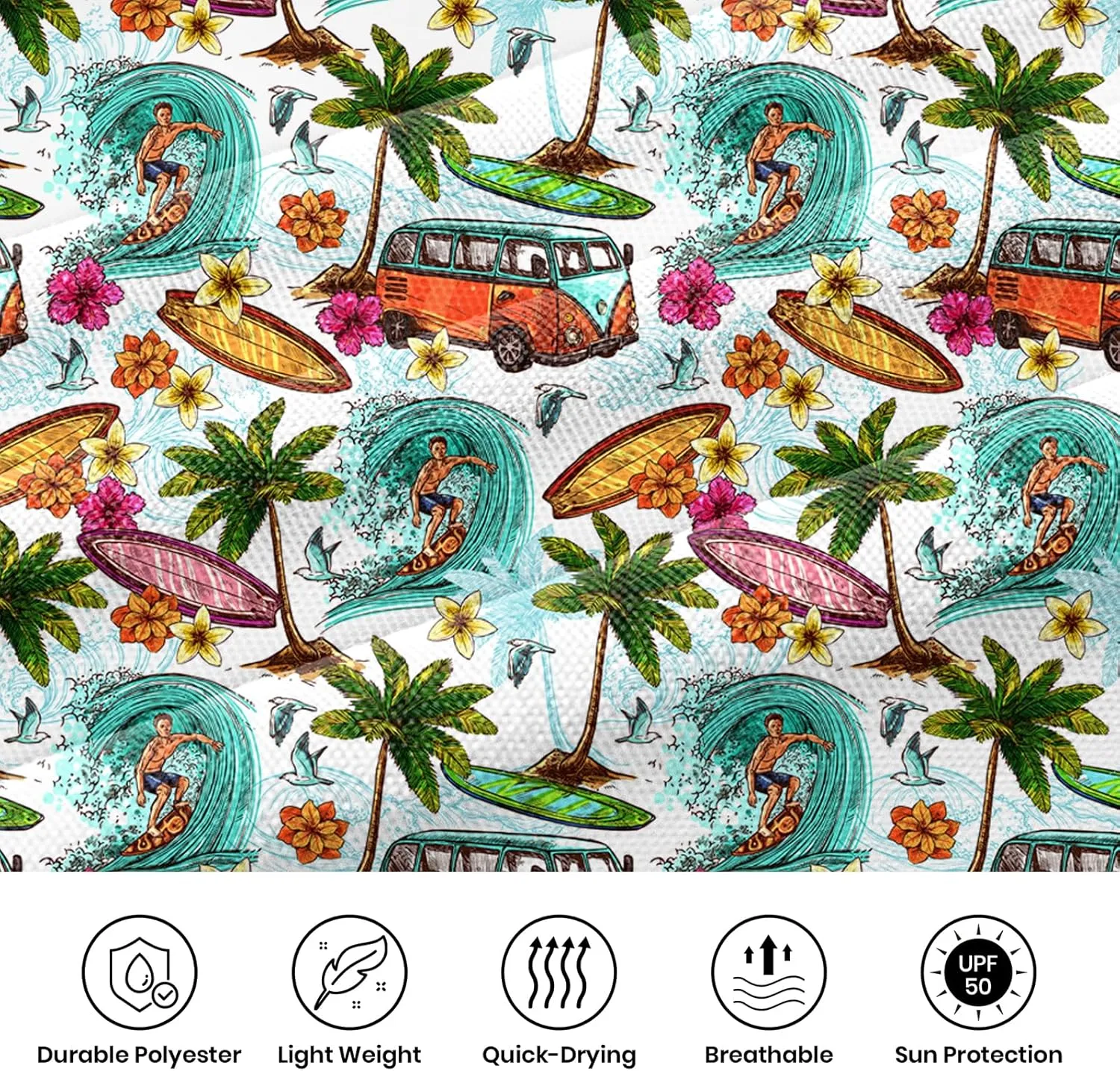 Turtle Hawaiian Print Swim Trunks for Mens Summer Shorts Quick Dry Shorts with Pockets and Mesh Lining Pants