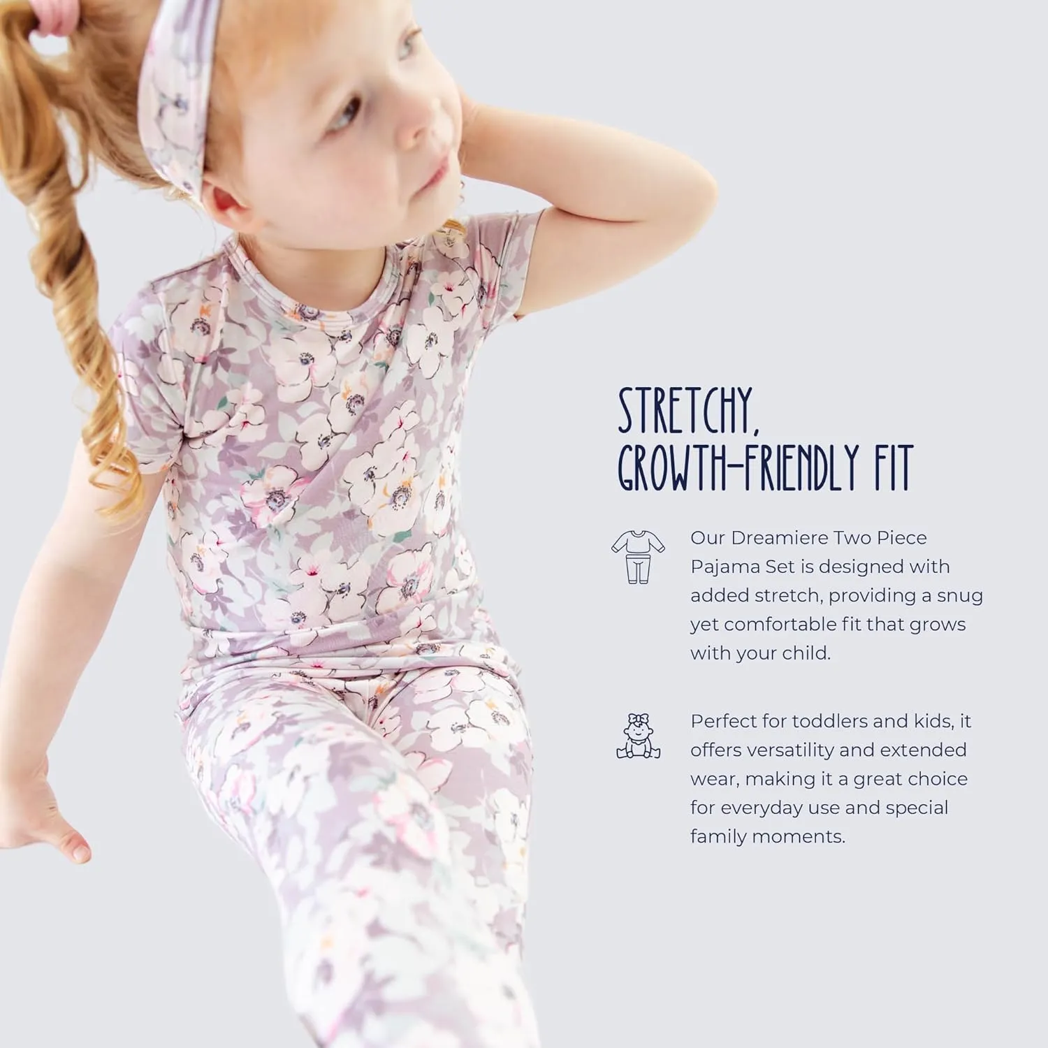 Two Piece Pajama Set | Boys-Girls | Toddler Sleepwear | Matching Family Pajama | Lightweight, Comfortable for Skin