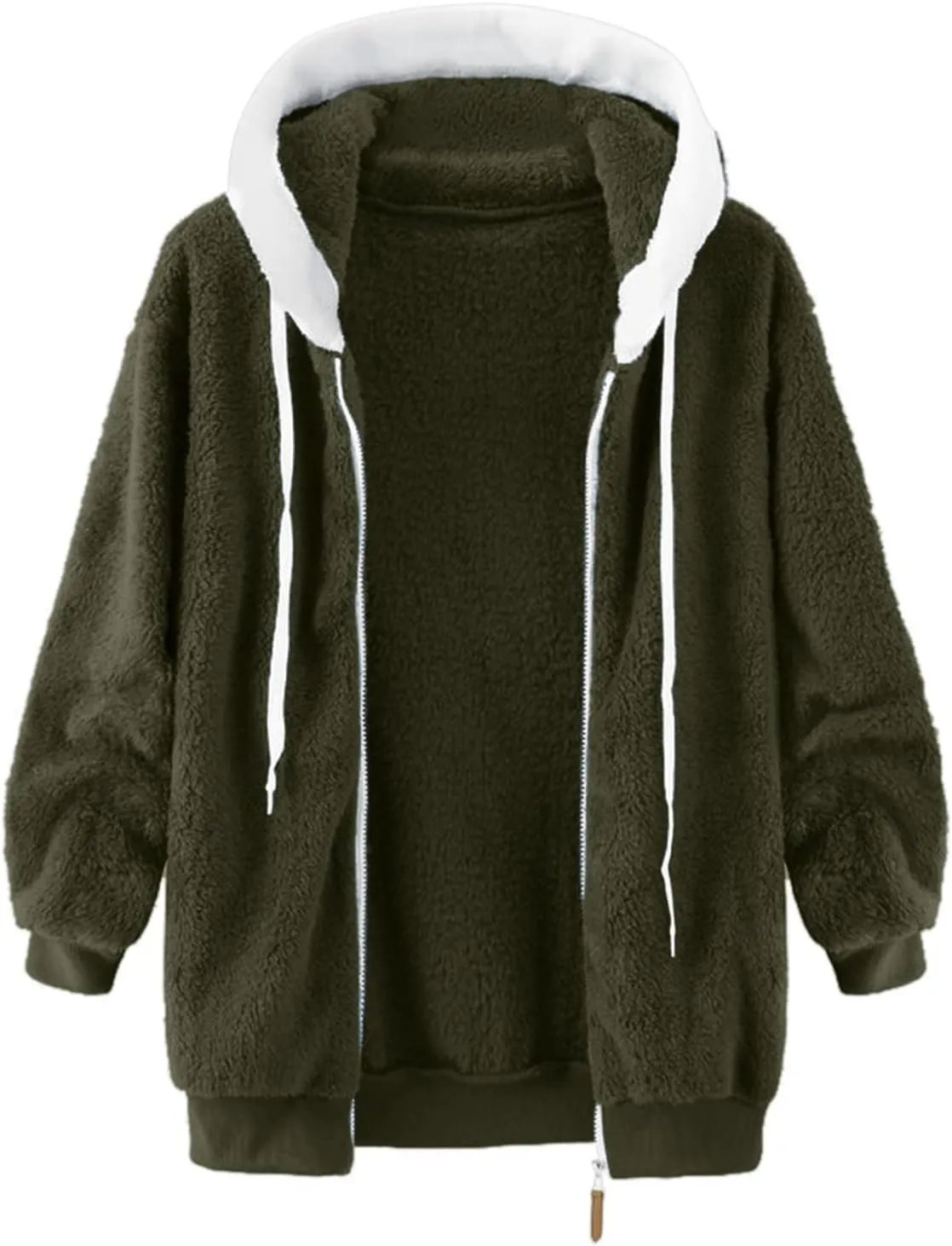 Warm Snow Fleece Winter Jacket Winter Warm Wool Overcoat Cotton Overcoat Overcoat Pullover Sherpa Fleece Zip Up