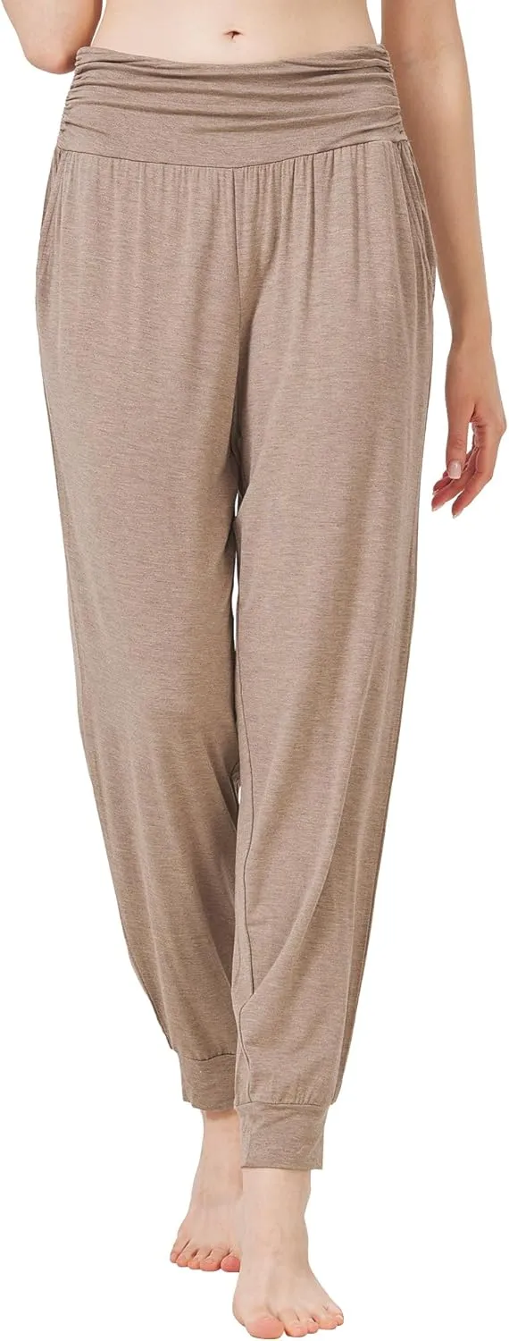 WiWi Pajama Pants for Women Soft Lounge Joggers Pockets Comfy Sleep Bottoms Viscose from Bamboo Pjs Jogger S-XXL