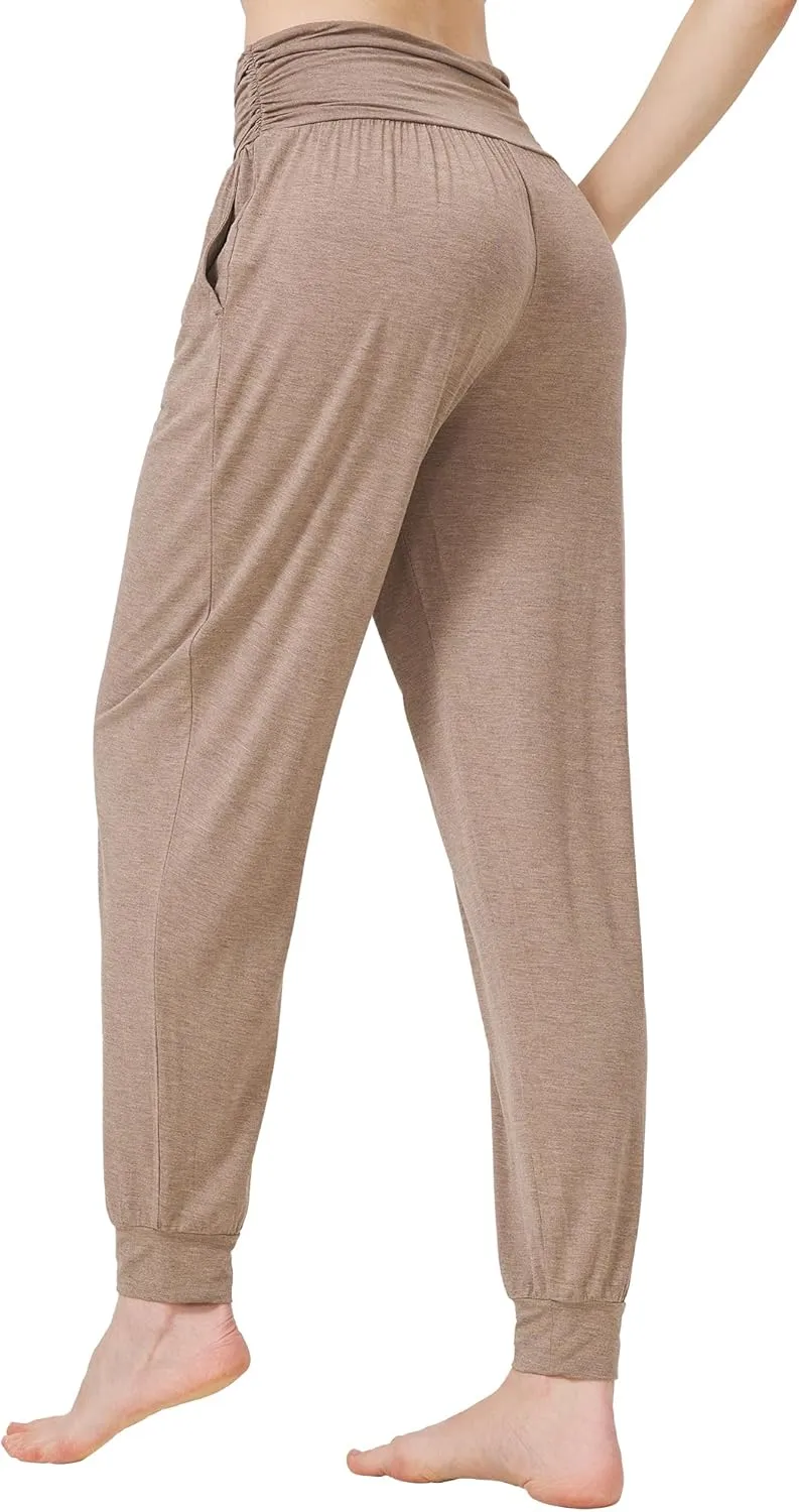 WiWi Pajama Pants for Women Soft Lounge Joggers Pockets Comfy Sleep Bottoms Viscose from Bamboo Pjs Jogger S-XXL