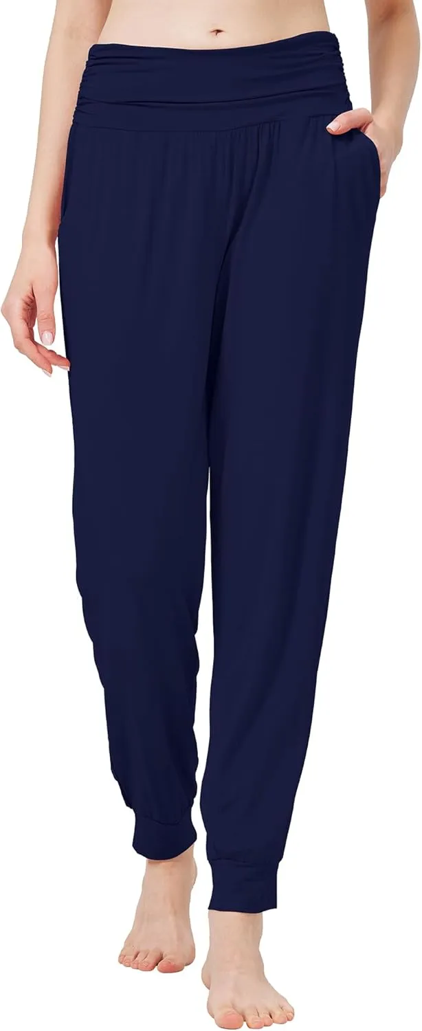 WiWi Pajama Pants for Women Soft Lounge Joggers Pockets Comfy Sleep Bottoms Viscose from Bamboo Pjs Jogger S-XXL