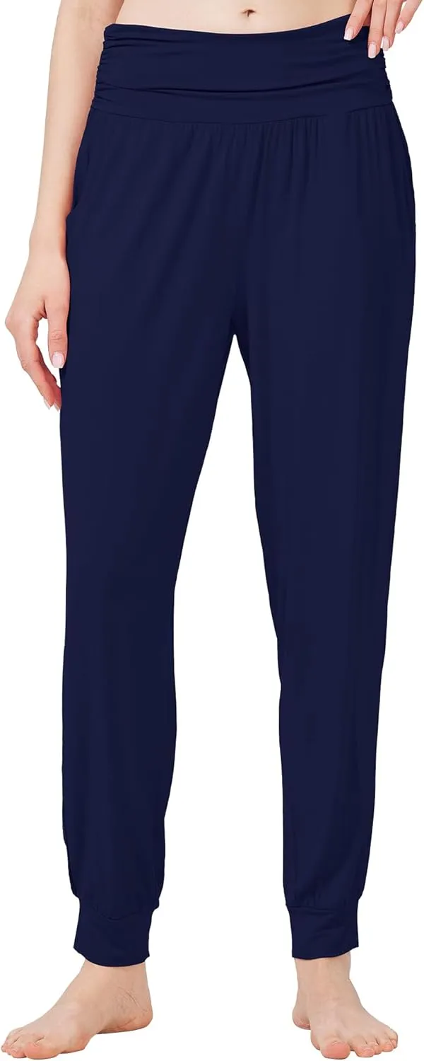 WiWi Pajama Pants for Women Soft Lounge Joggers Pockets Comfy Sleep Bottoms Viscose from Bamboo Pjs Jogger S-XXL