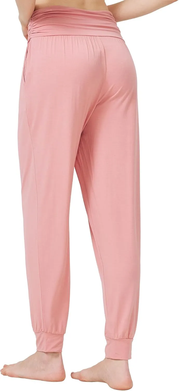 WiWi Pajama Pants for Women Soft Lounge Joggers Pockets Comfy Sleep Bottoms Viscose from Bamboo Pjs Jogger S-XXL