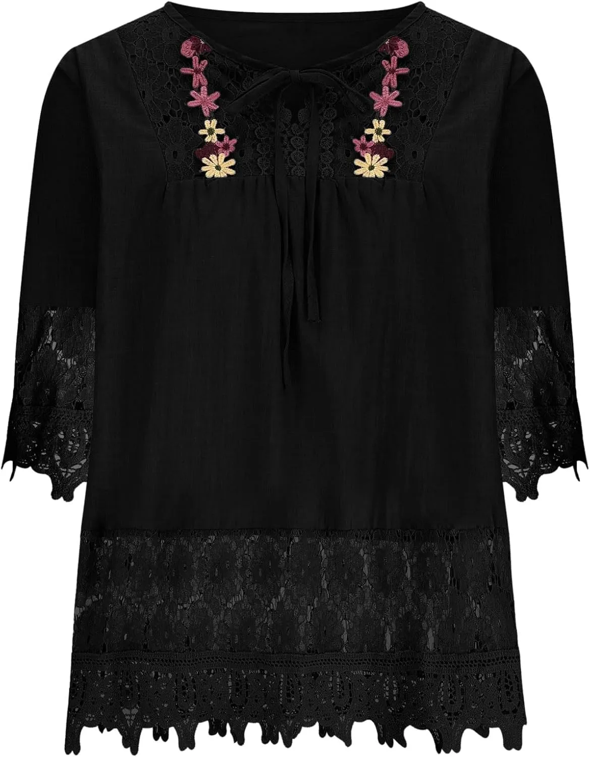 Womens Linen Shirts Summer Linen Button Down Short Sleeve T-Shirt Casual Loose Lightweight Round Neck Blouses