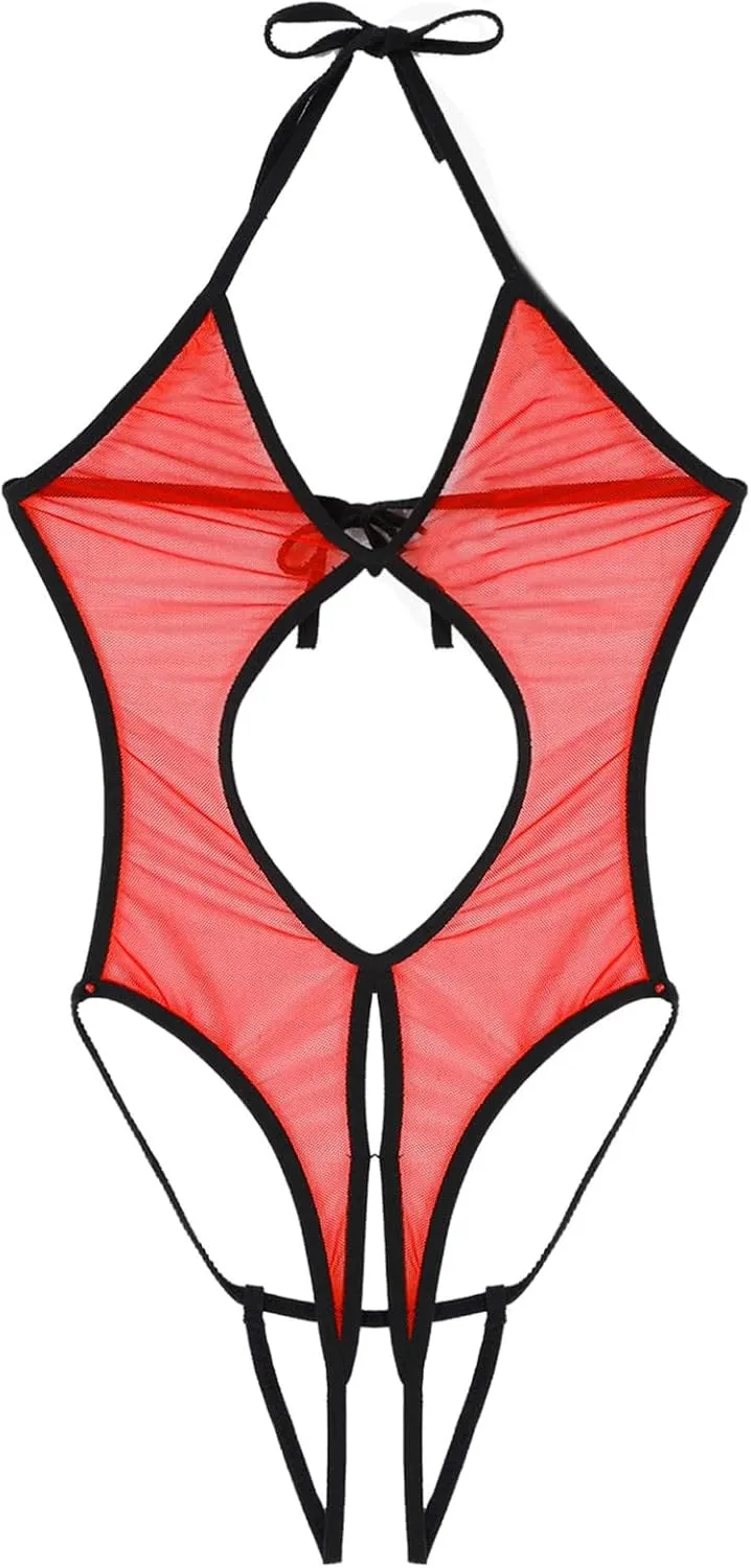 Women's Lingerie Sets Teddy Babydolls Sexy Soft Garter Belt Cute Skirt Nightwear Nighty