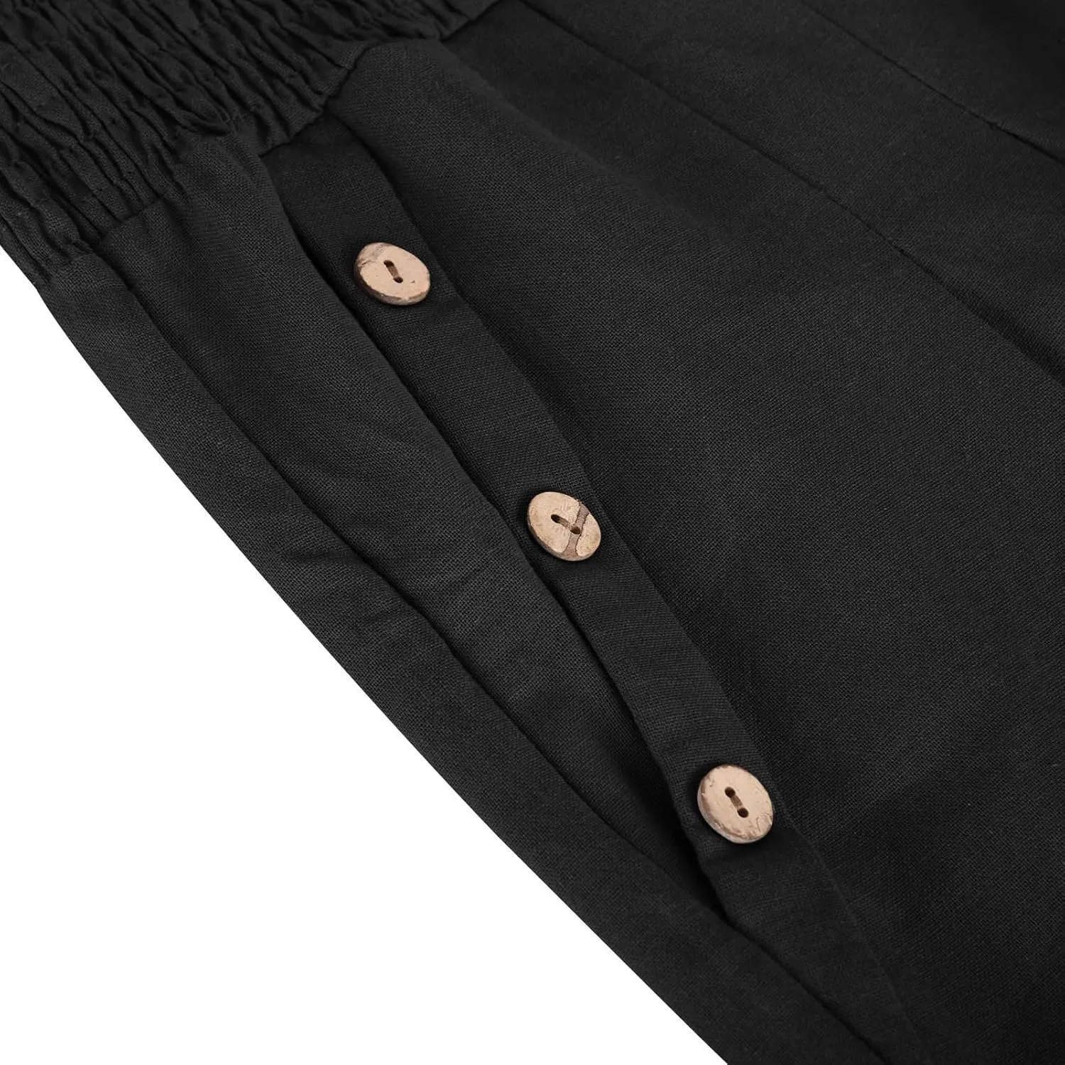 Women's Wide Leg Pants High Waisted Linen Pants Loose Fit Summer Pants Flowy Beach Pants Comfy Palazzo Pants Trousers