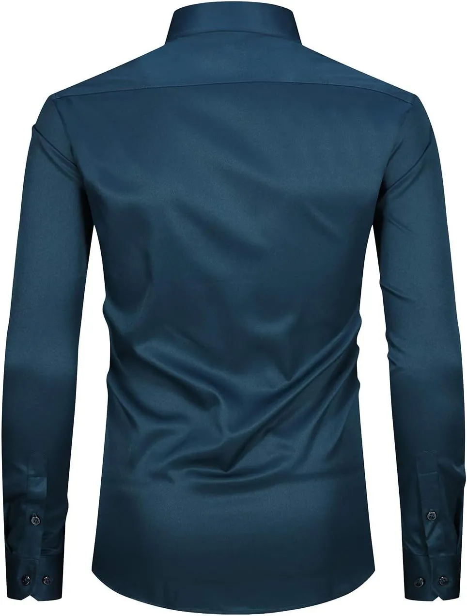 XTAPAN Men's Casual Dress Shirt Long Sleeve Regular Fit Business Button up Shirt