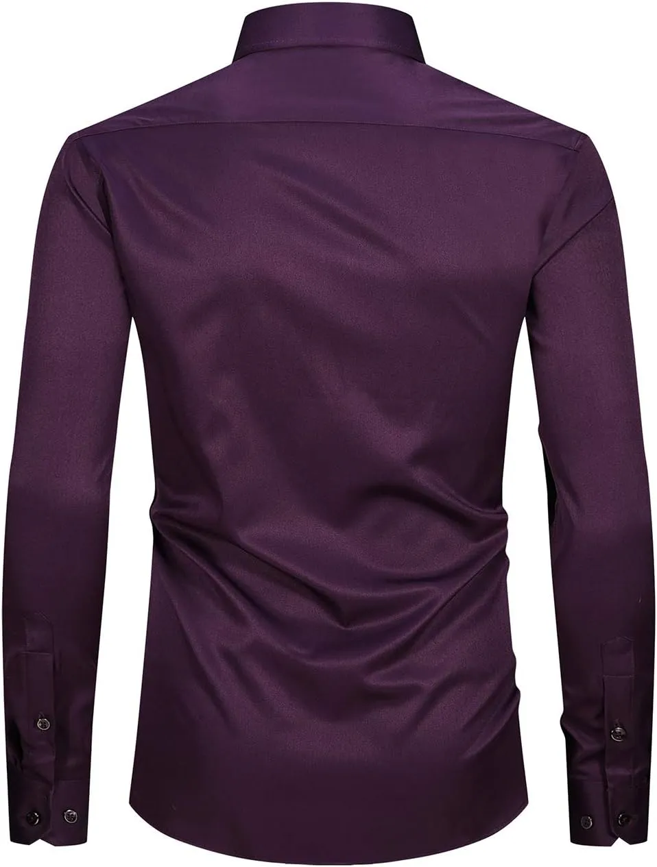 XTAPAN Men's Casual Dress Shirt Long Sleeve Regular Fit Business Button up Shirt