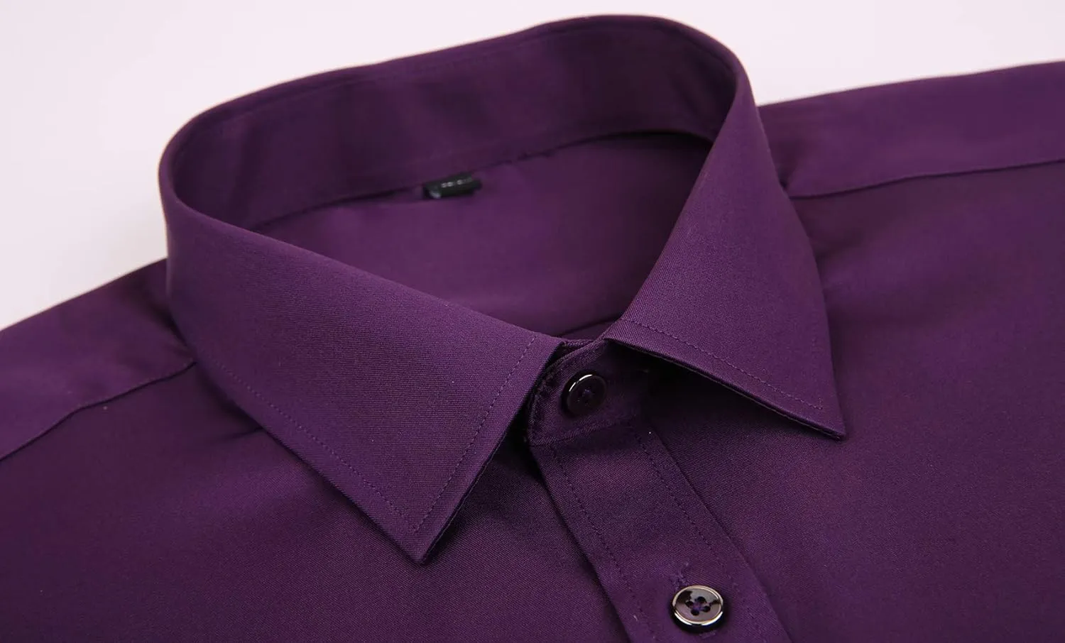 XTAPAN Men's Casual Dress Shirt Long Sleeve Regular Fit Business Button up Shirt
