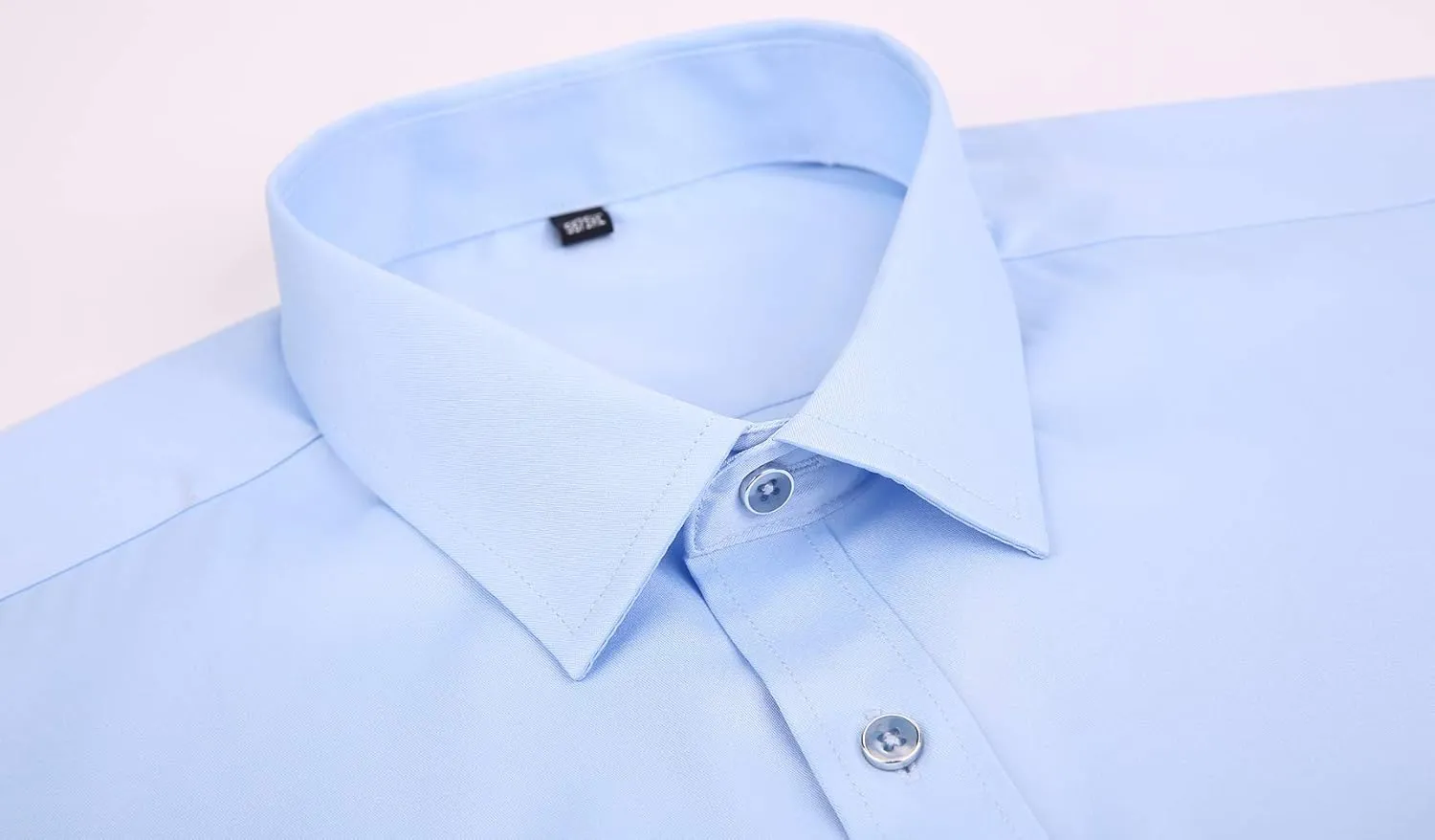 XTAPAN Men's Casual Dress Shirt Long Sleeve Regular Fit Business Button up Shirt