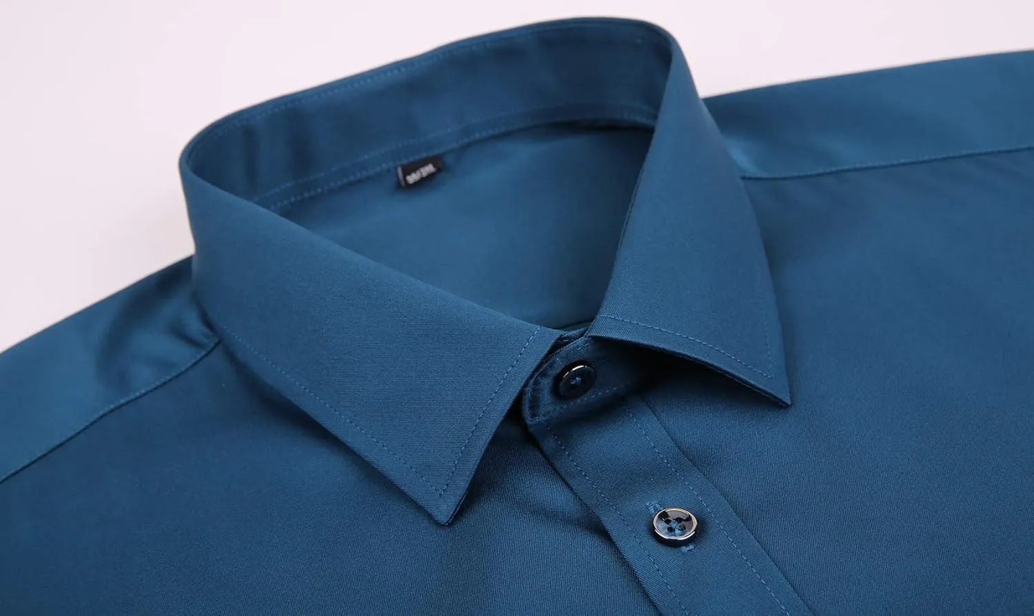 XTAPAN Men's Casual Dress Shirt Long Sleeve Regular Fit Business Button up Shirt