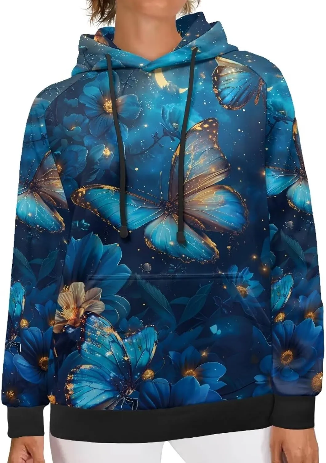 YEXIATODO Crop Top Hoodies for Women Workout Jackets for Women Loose Outfits Sweaters Western Hoodies 2XS-4XL