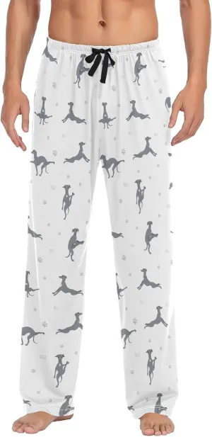 Yoga Italian Greyhound Dog Men's Pajama Pants Sleepwear Lounge Pajama Bottoms