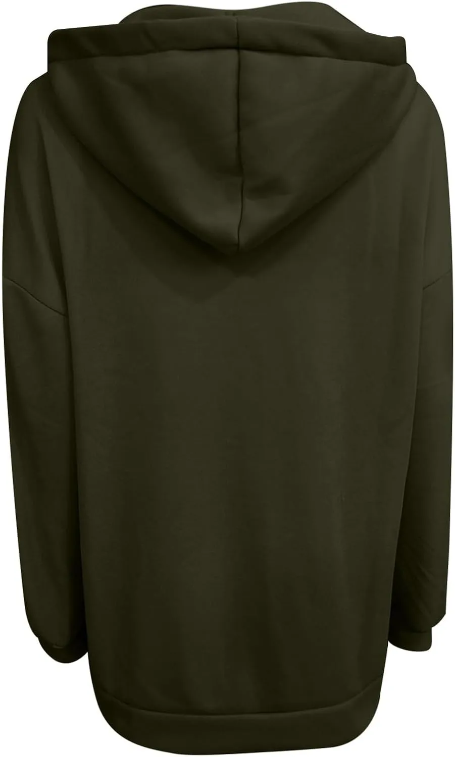 Zip Up Hoodie Women Fashion Tunic Hoodies Winter Fleece Pullover Hoodies 2024 Fall Long Jackets with Pockets